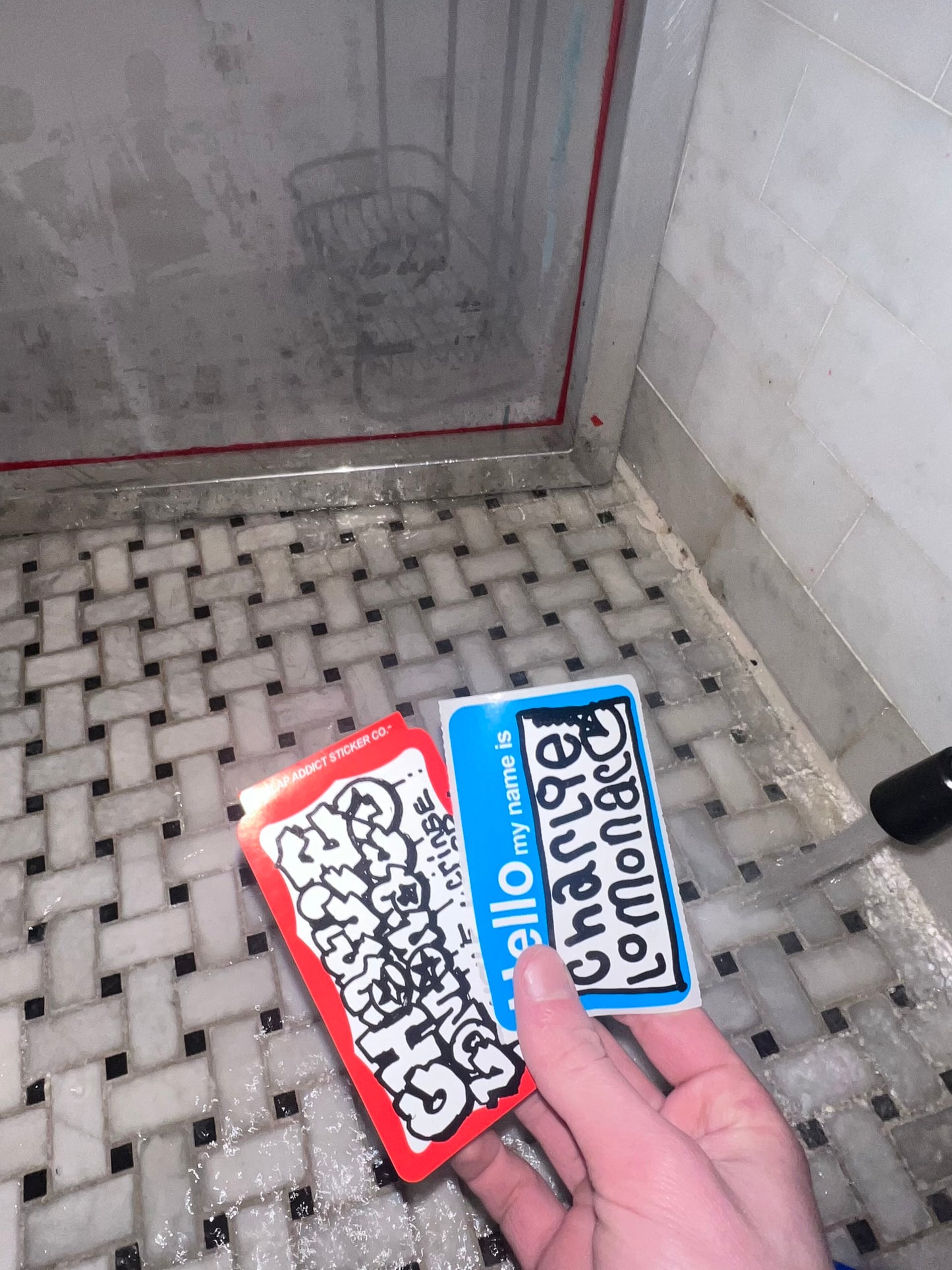 stickers (3 eggshell, 3 regular)