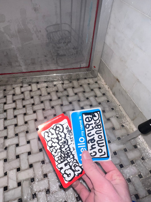 stickers (3 eggshell, 3 regular)